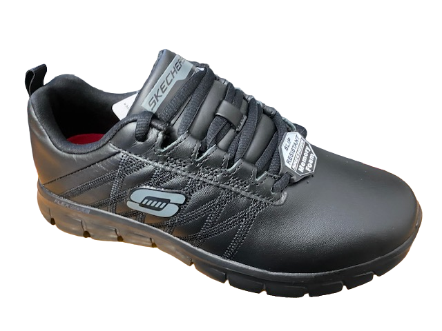 Skechers Work Sure Track Erath 76576EC/BLK Nero | Scarpa Antinfortunistica Donna Memory Foam