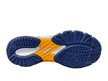 Asics Scarpa da pallavolo da uomo Gel Beyond MT 6 1071A050 104 bianco-argento