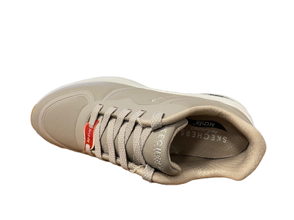 Skechers Arch Fit S-Miles Mile Makers 155570/TPE Tortora - Sneakers Donna Walking
