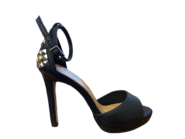 Gaudì scarpa con tacco e borchie al tallone da donna V83-65602 nero