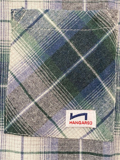 Hangar93 camicia con cappuccio da bambino a fantasia quadri Z2658B FANT01 verdone