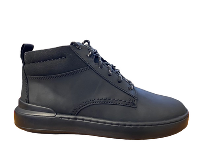 Clarks Stivale da uomo in pelle Chukka Courtlite Mid 26169129 7 nero