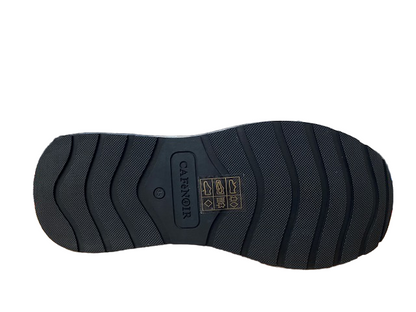 CafèNoir Sneakers da donna in pelle con cerniera C1DB1020 N001 nero