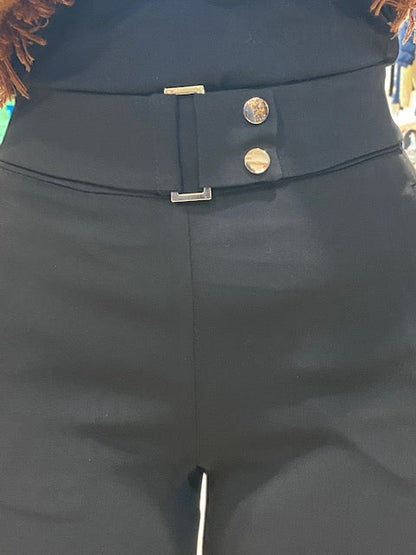 Gaudì Pantalone lungo con fibbia 121FD25014 2001 black