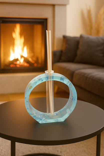 Vaso o porta diffusore "Fiori eterni"