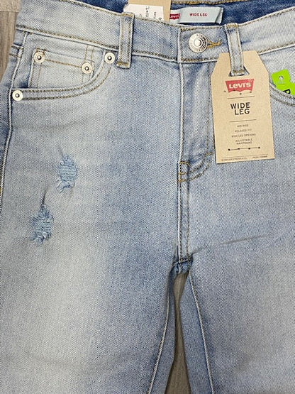 Levi's Kids pantalone Jeans junior Wide Leg 3EG381 4EG381 L52 bauhaus blues