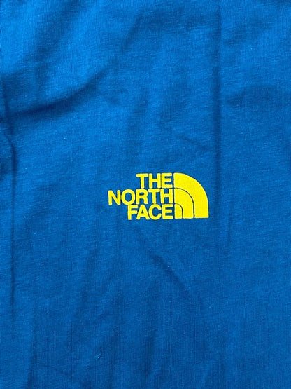 The North Face maglietta manica corta da uomo Foundation Graphic NF0A55EFM191 blu chiaro