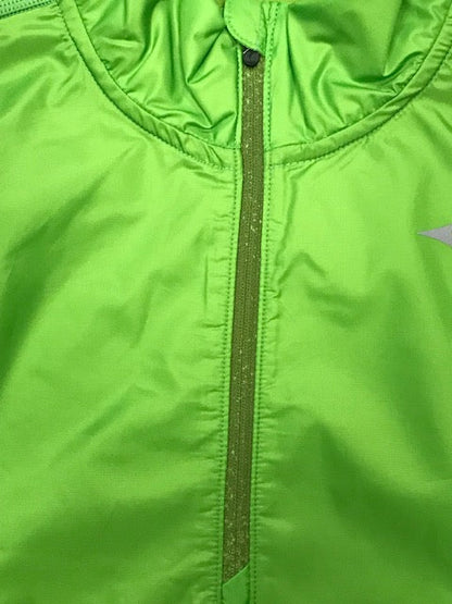 Mizuno Maglia Running Uomo Mezza Zip Verde Lime - J2GC1525 Active Hybrid Dry