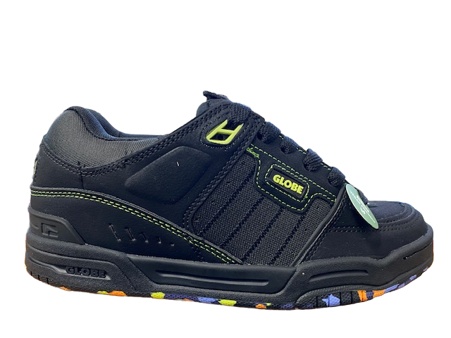 Globe Fusion Lifestyle Sneakers Uomo Nero Verde - GBFUS20573
