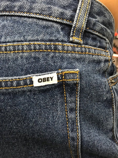 Obey pantalone jeans Bender 142010072 9493100 blu