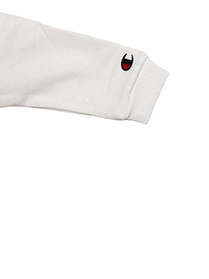 Champion Tuta infant felpa girocollo pantalone con polsino 404504 WW001 wht/bnk bianco-nero