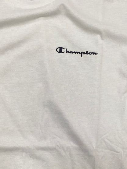 Champion T-shirt da uomo manica lunga 218293 WW001 WHT bianca