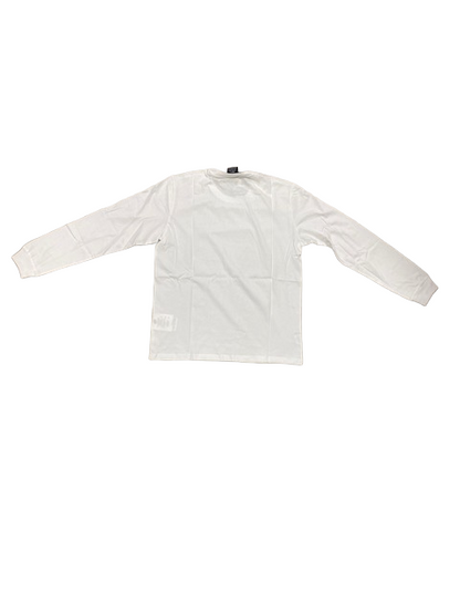 Champion T-shirt da uomo manica lunga 218293 WW001 WHT bianca