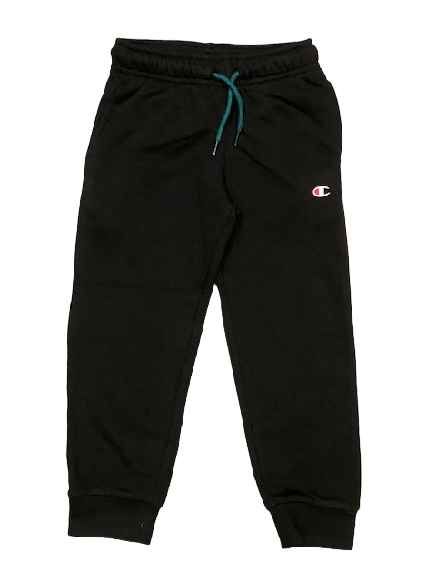 Champion Tuta da ragazzo in cotone garzato giacca con cerniera intera e pantalone con polsino 306180 GS549 TEL/NBLK