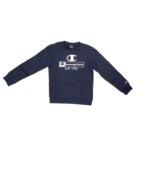 Champion felpa girocollo da ragazzo 306172 306172 BS501 NNY blu