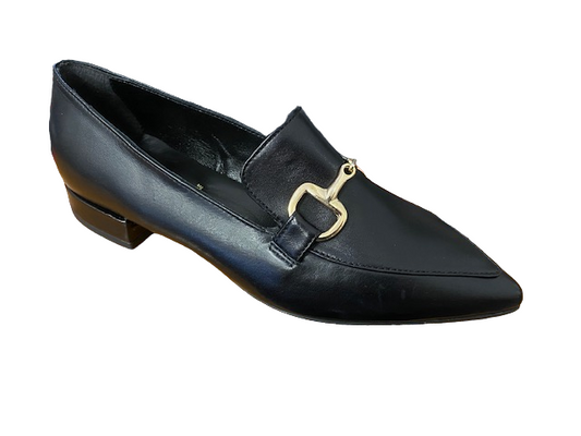 CafèNoir scarpa mocassino da donna in nappa con morsetto C1MA4010 N001 nero