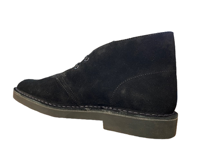 Clarks stivaletto polacchino da uomo in camoscio Desert Boot Evo 26166779 7 nero