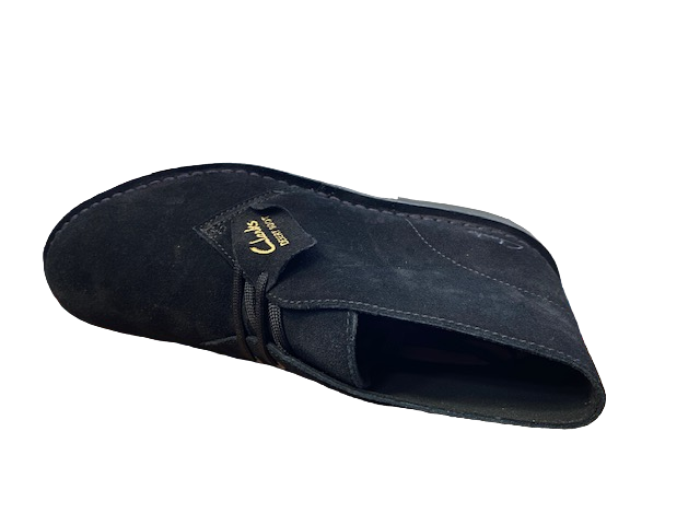 Clarks stivaletto polacchino da uomo in camoscio Desert Boot Evo 26166779 7 nero