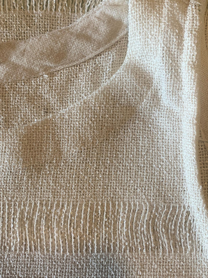 Top in cotone grezzo 🌱 Avorio