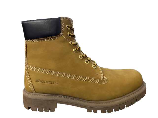 Shooters Scarponcino Boscaiolo Uomo S4509-03 Giallo Pelle Nabuk