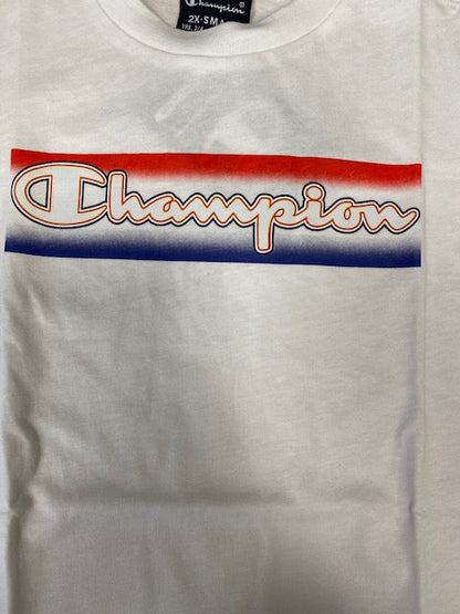 Champion T-shirt manica corta da ragazzo 305979 WW001 WHT bianco