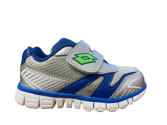 Lotto scarpa da ginnastica da bambino con strappo  Zenith VI S4602 grigio