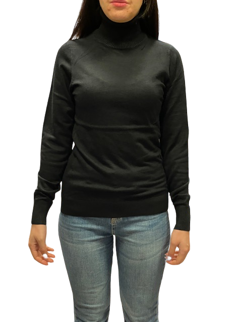 b.young Maglia da donna a dolcevita Bypimba Rollneck 20811103 200451 black