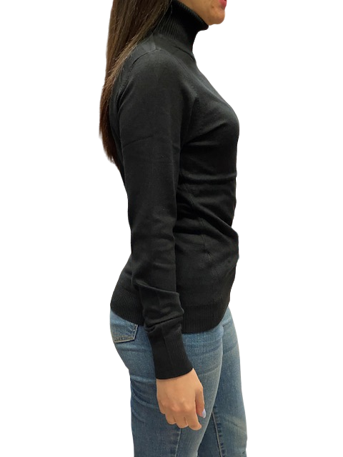 b.young Maglia da donna a dolcevita Bypimba Rollneck 20811103 200451 black