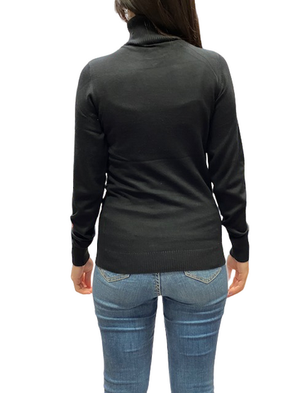 b.young Maglia da donna a dolcevita Bypimba Rollneck 20811103 200451 black