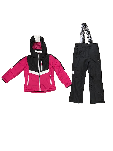 Astrolabio Tuta da sci da junior JU7U T26K 1C EGE fucsia-nero