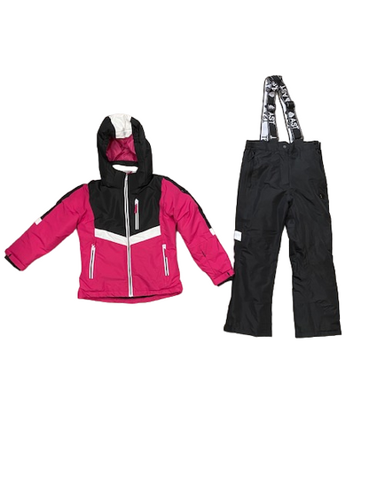 Astrolabio Tuta da sci da junior JU7U T26K 1C EGE fucsia-nero