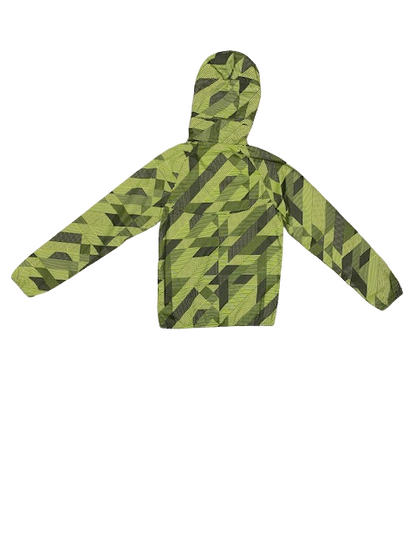 Nike giacca a vento con cappuccio da uomo 687563 702 gialloverde