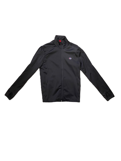 Champion Giacca in poliestere da uomo con cerniera intera 209697 KK001 NBK nero