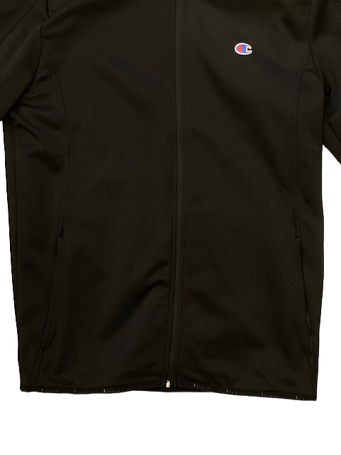 Champion Giacca in poliestere da uomo con cerniera intera 209697 KK001 NBK nero