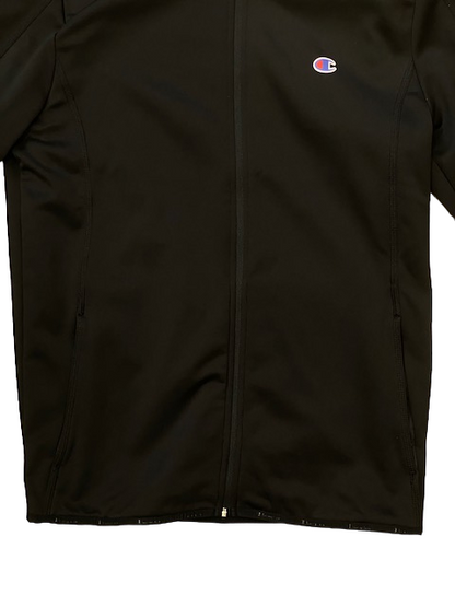 Champion Giacca in poliestere da uomo con cerniera intera 209697 KK001 NBK nero