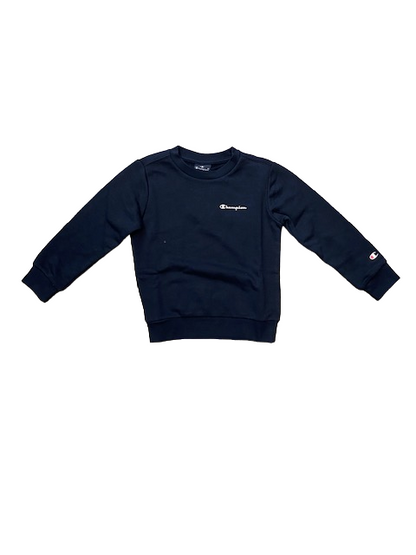 Champion Felpa Girocollo da ragazzo Legacy American Classics-Ultra Light Powerblend Logo Small 306291 BS501 NNY blu