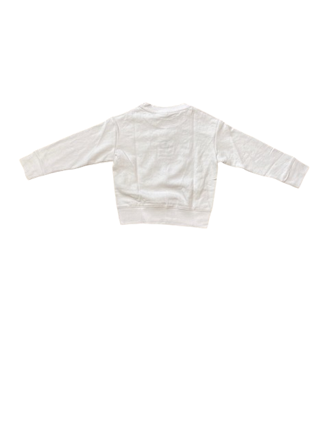 Champion felpa girocollo da ragazza Legacy C-Color Powerblend 404666 WW001 bianco