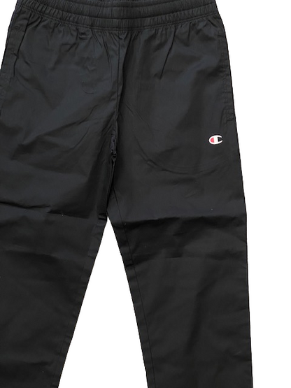 Champion Pantalone sportivo da ragazzo in Popeline Legacy American Classics-Cotton Stretch 404614 KK001 NBK nero