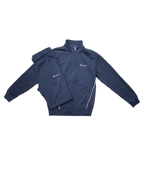 Champion tuta sportiva da uomo in cotone leggero 218678 BS501 NNY/NNY blue marino