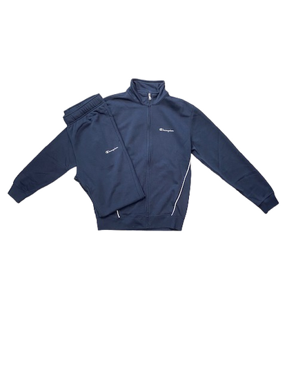 Champion tuta sportiva da uomo in cotone leggero 218678 BS501 NNY/NNY blue marino