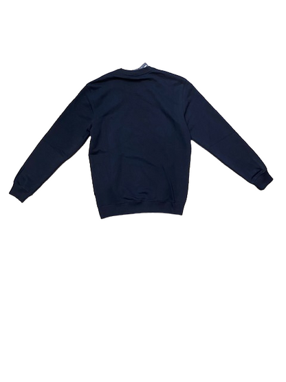 Champion Felpa Girocollo da uomo Legacy American Classics Heavy Cotone Garzato Small Logo 218536 blue marino