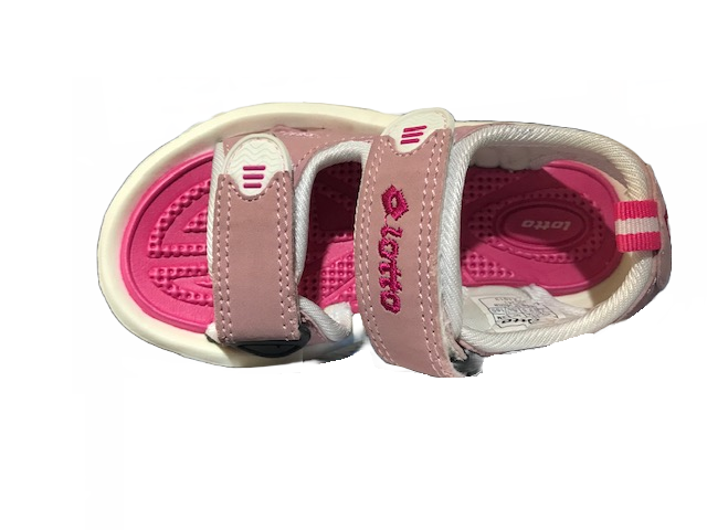 Lotto sandalo da bambina Las Rochas Infant R1041 lt pink/lt fux