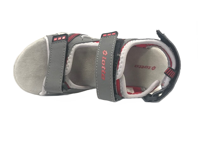 Lotto  Laos II JR CL sandalo da bimbo N1573 asph-gray-sc-red