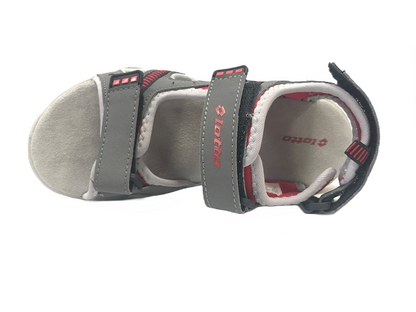 Lotto  Laos II JR CL sandalo da bimbo N1573 asph-gray-sc-red