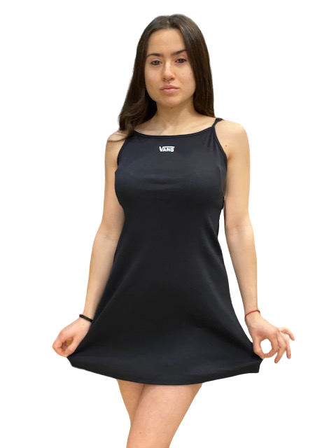 Vans vestitino a costine da ragazza Jessie Dress VN0A5LMEY281 black-white