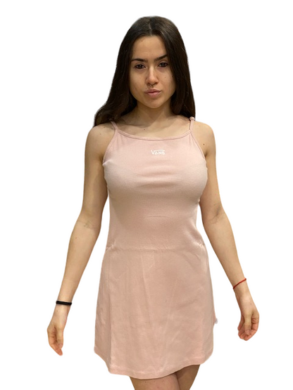 Vans vestitino a costine da ragazza Jessie Dress VN0A5LMEBQL1 rose smoke