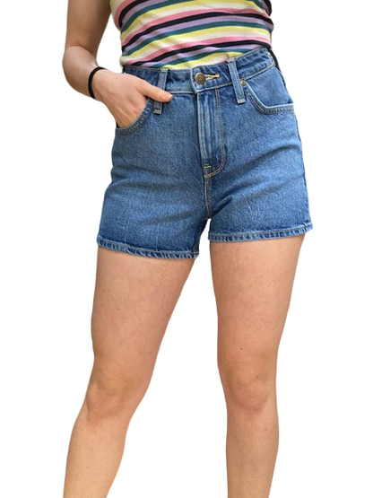 Lee pantaloncino da donna in denim Carol Short L37CHGB32 blue speed