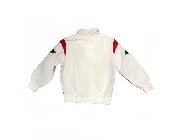 Lotto Tuta sportiva da ragazzo in microfibra Suit Stars MI JR M5264 wht-navy-flame