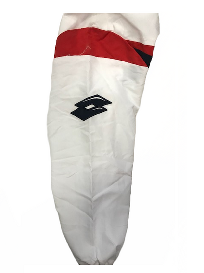 Lotto Tuta sportiva da ragazzo in microfibra Suit Stars MI JR M5264 wht-navy-flame