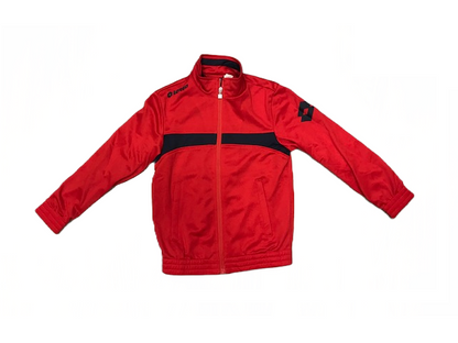 Lotto Tuta sportiva da ragazzo Omega PL cuff  Q8560 rosso-blu